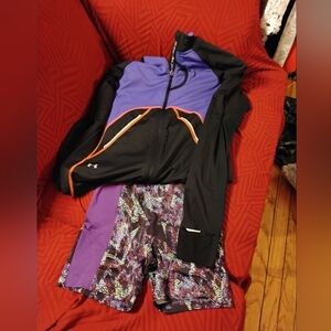 Under Armour and Women's dankin  athletic bundle top M. romer Large